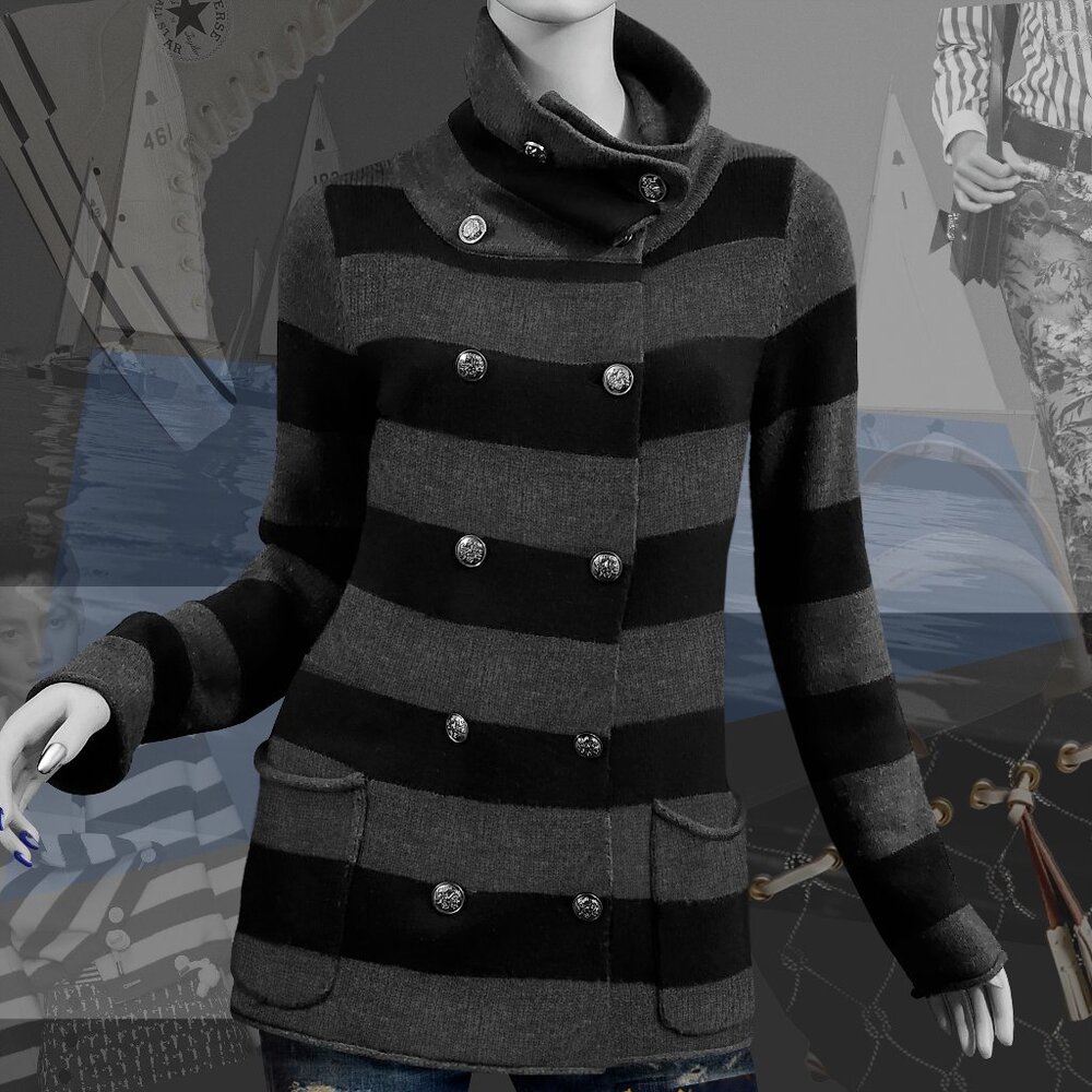 SWEATER Cardigan Double-Breasted Blazer